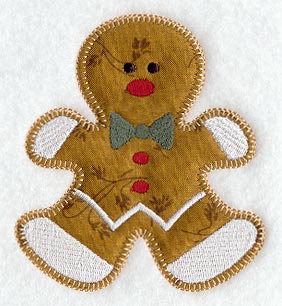 Gingerbread Man (Heirloom Applique)