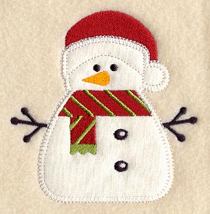 Christmas Snowman (Heirloom Applique)