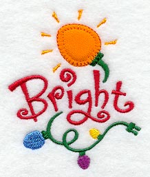 Bright with Christmas Light (Heirloom Applique)