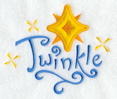 Twinkle with Christmas Star (Heirloom Applique)