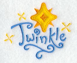 Twinkle with Christmas Star (Heirloom Applique)