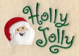 Holly Jolly with Santa (Heirloom Applique)