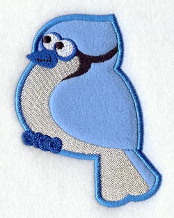Baby Blue Jay (Applique)