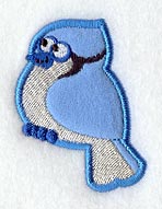 Baby Blue Jay (Applique)