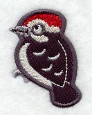 Baby Woodpecker (Applique)