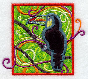 Tropical Toucan (Applique)