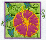 Tropical Hibiscus (Applique)