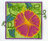 Tropical Hibiscus (Applique)