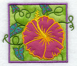 Tropical Hibiscus (Applique)