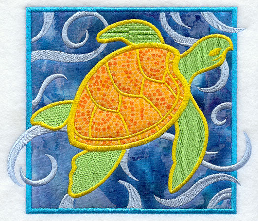 Tropical Sea Turtle (Applique)