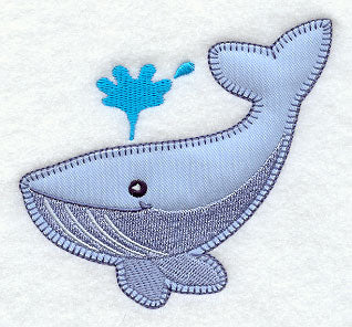 Blue Whale (Heirloom Applique)