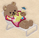 Bear in Hawaiian Shirt (Applique)