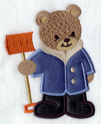 Bear in Winter Wear (Applique)
