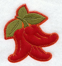 Chili Peppers (Heirloom Applique)