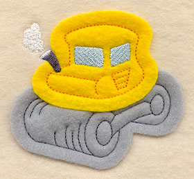 Crafty Cut Steamroller (Applique)