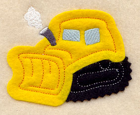 Crafty Cut Bulldozer (Applique)