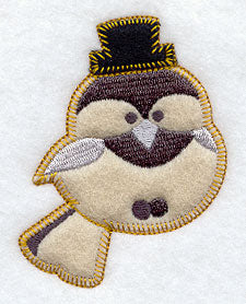 Christmas Chickadee (Heirloom Applique)