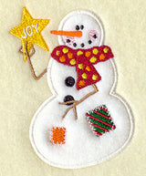 Joy Snowman (Applique)