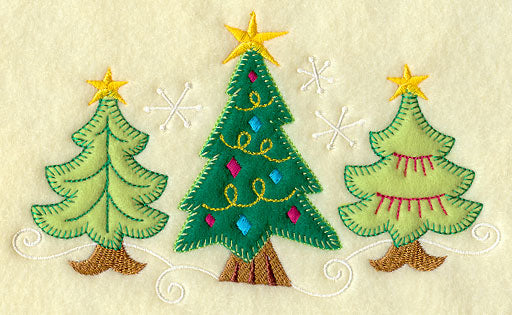 Vintage Tree Trio (Heirloom Applique)