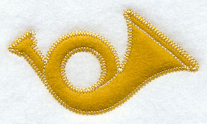 French Horn (Heirloom Applique)
