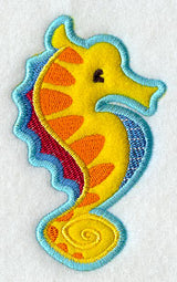 Deep Blue Sea - Seahorse (Applique)
