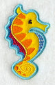 Deep Blue Sea - Seahorse (Applique)