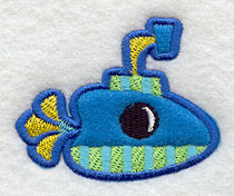 Deep Blue Sea - Submarine (Applique)