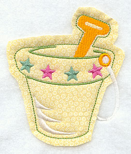 Crafty Cut Beach Bucket (Applique)