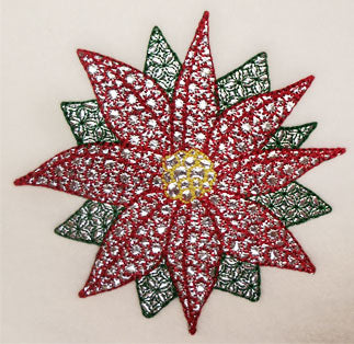 Shining Poinsettia (Mylar)