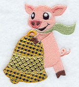 Polly Pig with Bell (Mylar)