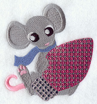 Mary Mouse with Christmas Light (Mylar)