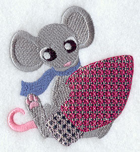 Mary Mouse with Christmas Light (Mylar)