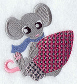 Mary Mouse with Christmas Light (Mylar)