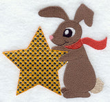 Tommy Bunny with Christmas Star (Mylar)
