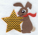 Tommy Bunny with Christmas Star (Mylar)
