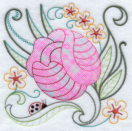 Flowers and Ladybug (Mylar)