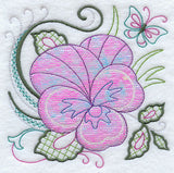 Flower and Butterfly (Mylar)