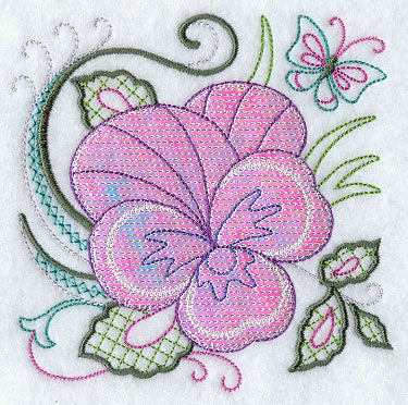 Flower and Butterfly (Mylar)