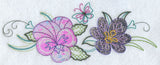 Flower and Butterfly Border (Mylar)
