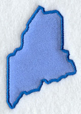 Maine State (Applique)
