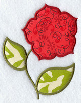 Fabric-Filled Flower 1 (Applique)