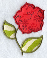 Fabric-Filled Flower 1 (Applique)