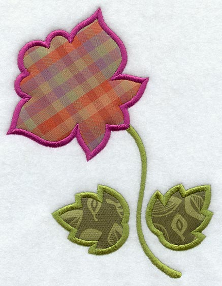 Fabric-Filled Flower 2 (Applique)