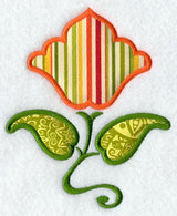 Fabric-Filled Flower 3 (Applique)