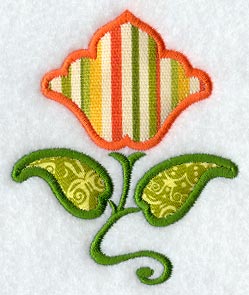 Fabric-Filled Flower 3 (Applique)
