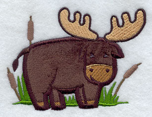 Moose in Cattails (Applique)