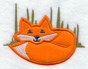 Fox in Grass (Applique)