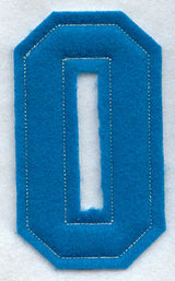 Collegiate Letter O (Crafty Cut Applique) (5 Inch)