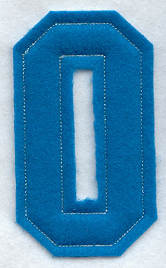 Collegiate Letter O (Crafty Cut Applique) (5 Inch)