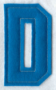 Collegiate Letter D (Crafty Cut Applique) (5 Inch)